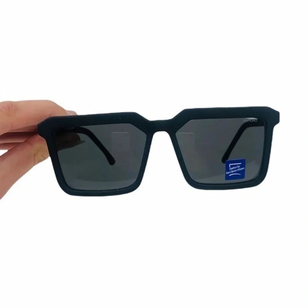 KOMONO - Benicio CZ Black Rubber Sunglasses NWT